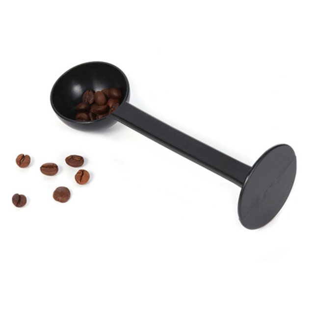Cuchara medidora 2 en 1 JAMW para granos de café Negro 15,5 x 5 x 5 cm