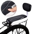 thumbnail image 1 of Bicycle Rear Seat Cycling MTB Bike PU Leather Soft Cushion Rear Rack Seat Children Carrier with Back Rest, 1 of 9