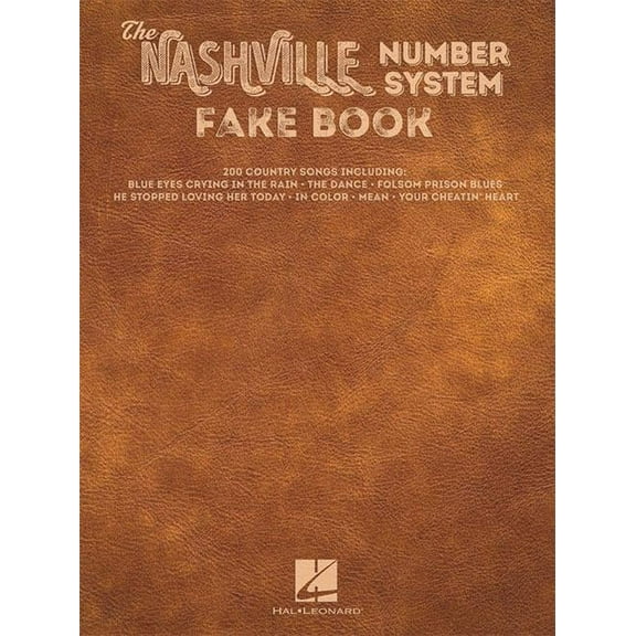 Hal Leonard The Nashville Number System Fake Book Fake Book Series Softcover Performed by Various