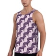 thumbnail image 2 of Fotbe Leopard Print Pattern Men's Quick Dry Workout Tank Top Gym Muscle Tee Fitness Bodybuilding Sleeveless T Shirt Breathable Workout Shirt-3X-Large, 2 of 9