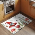 thumbnail image 2 of Entryway Rug 2'x3', Gnomes Mushroom Small Rug for Kitchen Bathroom Door Mat Indoor Entrance, Country Leaves Plants Butterfly Plants Non-Slip Area Rugs Floor Mats Carpet Front Door Rugs, 2 of 8