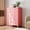 Pink, variant on Modern Tall 5 Drawer Dresser for Bedroom – Deep Storage Cabinet with Metal Knobs – Wooden Chest Organizer for Entryway, Hallway