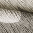 thumbnail image 3 of Beautiful Charcoal Grey Scallop Gauze Shower Curtain by Drew Barrymore, Cotton, 72" x 72", 3 of 9