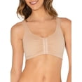 thumbnail image 4 of Fruit of The Loom Women's Comfort Front Close Cotton Sports Bra, 2 Pack, 4 of 5