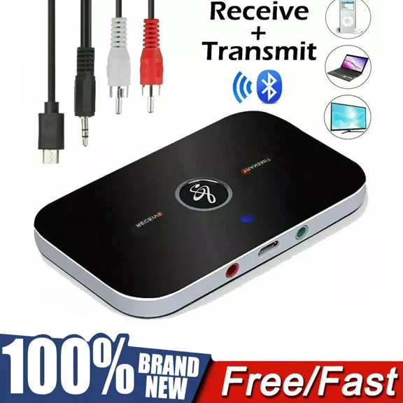 2 In 1 Bluetooth Wireless Audio Receiver Portable Transmitter 3.5Mm Adapter