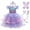 Purple Sequin, variant on IBTOM CASTLE Mermaid Clothes for Toddler Child Girls Princess Dress Kids Birthday Party Carnival Halloween Cosplay Children's Outfits Fancy Dress with Accessories 5-6 Years Green