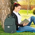 thumbnail image 4 of Dmlowu School Backpack Fashion Travel Backpack Large Capacity Laptop Backpack Lightweight Sturdy School Book Bag for Weekender Business Trip Hiking, 12x16.5 ( Multicolor ), 4 of 6