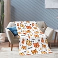 thumbnail image 4 of XMXT Throw Blanket, Cute Dumb Tiger Flannel Blanket for Bed Sofa, 50 x 70 inches, 4 of 9