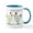 White/Blue Inside, variant on CafePress - Funny Easter Egg Chicken Mug - 11 oz Ceramic Mug - Novelty Coffee Tea Cup