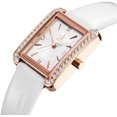 thumbnail image 2 of Reloj rectángulo de las mujeres con el reloj cuadrado de forma de tanque clásico de bisel de cristal con bisel cristal esquí esquí Gafas de esquí, 2 of 5