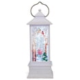 thumbnail image 1 of Snow White Cardinal Lantern LED 11 inch Acrylic Decorative Snow Water Globe, 1 of 1