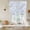 Blue, Sky Blue, variant on Orange Spring Floral Tie Up Curtains for Windows, Balloon Window Shades, Green Botanical Wildflower Blossoms Kitchen Window Treatments Roll Up Curtain for Basement/Nursery 52"x45"