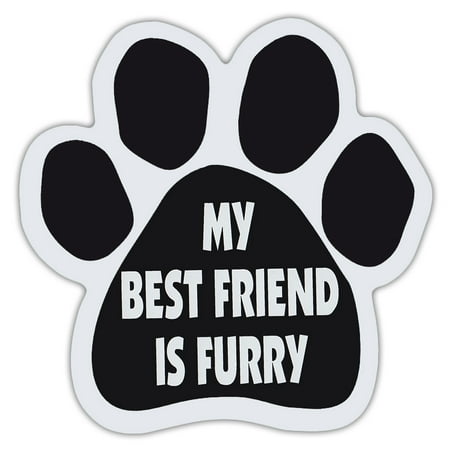 Dog Paw Shaped Magnets: My Best Friend Is Furry | Dogs, Gifts, Cars,