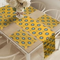 thumbnail image 2 of Ambesonne Mustard Table Runner & Placemats, Ethnic Tribal Illustration, Placemat 4 pcs + Runner 14"x72", Orange and Multicolor, 2 of 2
