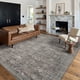 thumbnail image 1 of Alfombra Area Rugxara, vintage, retro, bohemio, 150 x 210 cm, gris, lavable, 1 of 8