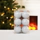 thumbnail image 1 of Xihbxyly Juego de Bolas Navideñas Irrompibles con Purpurina, Elegantes Adornos para Árbol y Escaparate, Decoración Festiva para El Hogar y El Centro Comercial, Caja de Regalo de 12 Piezas, Tamaño de, 1 of 5