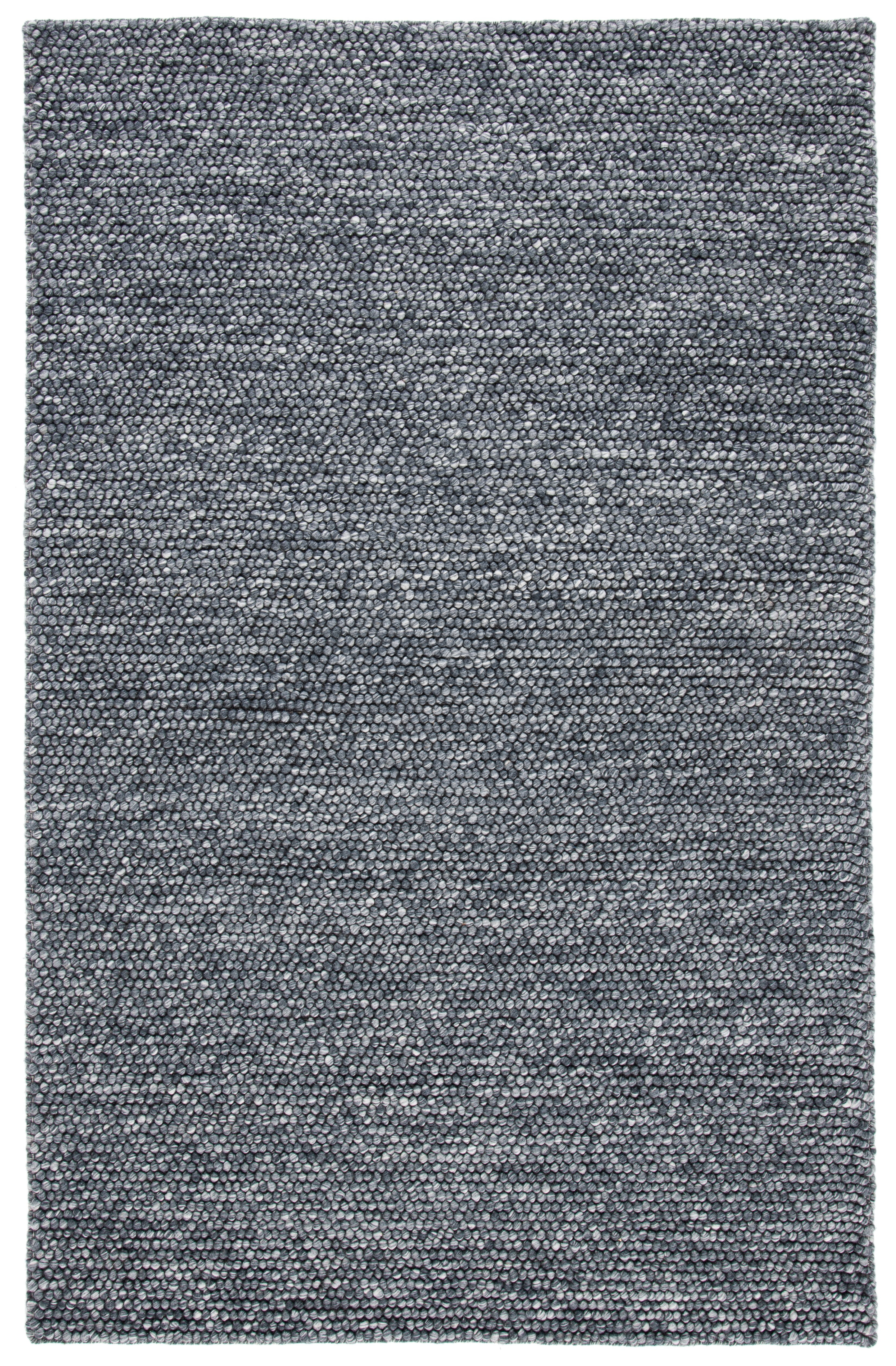 SAFAVIEH Natura Feride Geometric Area Rug, Dark Grey, 4' x 6' - Scandinavian Design, Dark Grey, Handmade Wool Blend, Ideal for Living Room, Bedroom, Dining Space, Entryway, Bathroom, Bedside