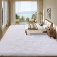 thumbnail image 3 of ZENELESS Large Fluffy Rugs for Living Room,9x12ft Rectangular Shag Rug Carpets for Living Room Bedroom Nursery White, 3 of 7