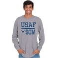 thumbnail image 5 of USAF Son United States Air Force Men's Long Sleeve Tee T Shirt Brisco Brands S, 5 of 6