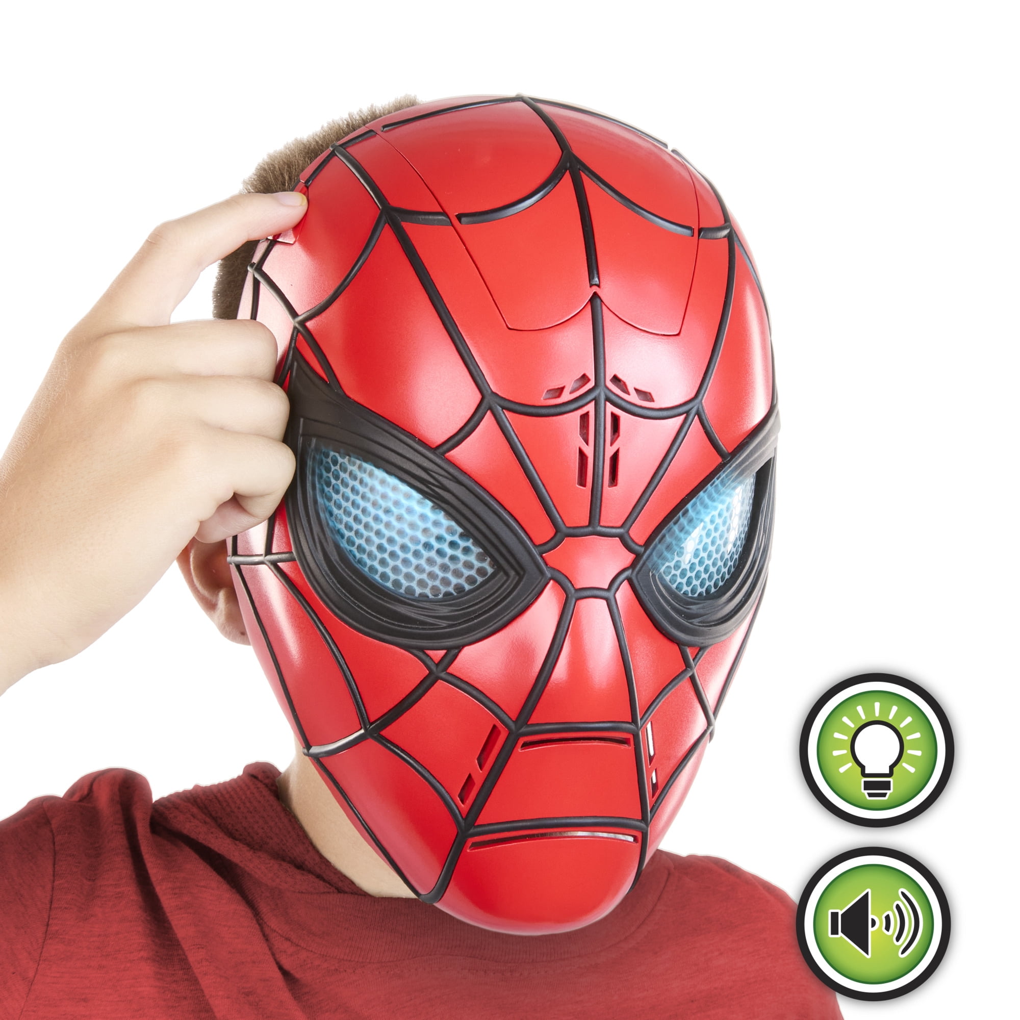 Marvel Studios Spider-Man Brand New Day Wisecrackin’ Glow Mask, Ages 5 and up