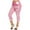 Pink, variant on YUGYXL Womens Capri Tummy Control Leggings Tights Fashion Printed Yoga Pants Workout Everyday Yoga Leggings Purple,XXXXXL