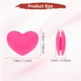 thumbnail image 3 of Tennis Racket Dampener [6PCS] - Funny Heart Shape Silicone Tennis Shock Absorber Racket Vibration Dampener [Pink], 3 of 7