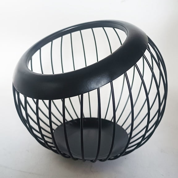 Food Storage Coffee Pod Holder - Large Capacity Metal Organizer for Coffee Bar Accessories for Countertops and Pod Storage Solutions