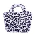 thumbnail image 1 of Miangastore 1pc Plush Handbag Stylish Large Capacity Outdoor Party Travel Shopping Handbag, 1 of 8
