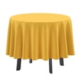 thumbnail image 1 of Vargottam Indoor/Outdoor Round Tablecloth 58 Inch Round Tablecloth Waterproof Patio Table Cloths, Spring/Summer Table Covers for Backyard Circular Table/BBQs/Picnic - Yellow, 1 of 7