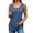 A-Blue46, variant on XIAOCHA Womens Solid Tank Top U Neck Sleeveless Curved Hem Casual Daily Blouse