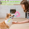 thumbnail image 5 of Interactive Dog Toys, Dog Tug of War Toys, Dog Dental Chew, Small Dog Chew Toys, 7X3 Inch Yellow Triangular Tug of War Rope, Soft Textured for Dog Teeth, Suitable for Oral, 5 of 5
