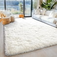 thumbnail image 4 of Shag Area Rug, Soft Fluffy Area Rugs for Living Room Bedroom Decor Carpet, Light Gray, 4 of 6