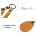 thumbnail image 4 of Uxcell Leather Keychain Blanks, 2 Pack Cowhide Key Fob with Key Rings for Laser Engraving, Yellow, 4 of 6
