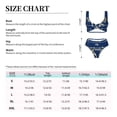 thumbnail image 6 of Daiia Disco party Astronaut Dancing Women's Bikini Set Two Piece Swimsuit High Waisted Bikini Adjustable Straps Bikini Perfect for Beach, Pool, and Summer Vacation-Small, 6 of 9