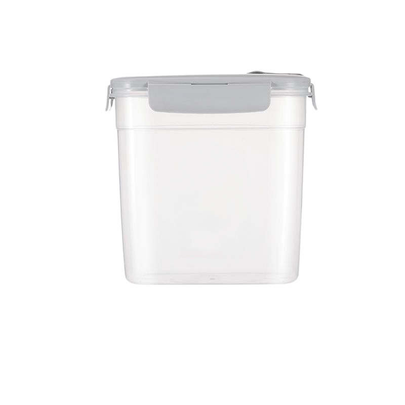 Clear Plastic Canisters , Airtight Food Storage Containers Set With