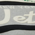 thumbnail image 6 of Men's-Mitchell & Ness  Heather Gray New York Jets Head Coach Vintage Logo Pullover Hoodie, 6 of 7