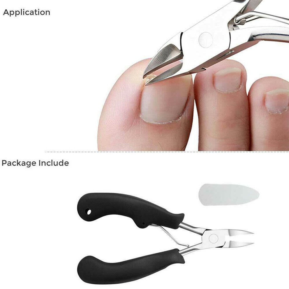 Coupe-ongles Robuste Pour Ongles épais Et Orteils - Acier Inoxydable, Courbé, Couleur Brun, Neuf
