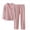 Pink, variant on Umfun Girls V-Neck Button Up Cardigan and Straight Leg Pants Set - Soft Long Sleeve 2-Piece Loungewear Outfit Cozy Autumn Winter Sleepwear and Casual Daily Wear