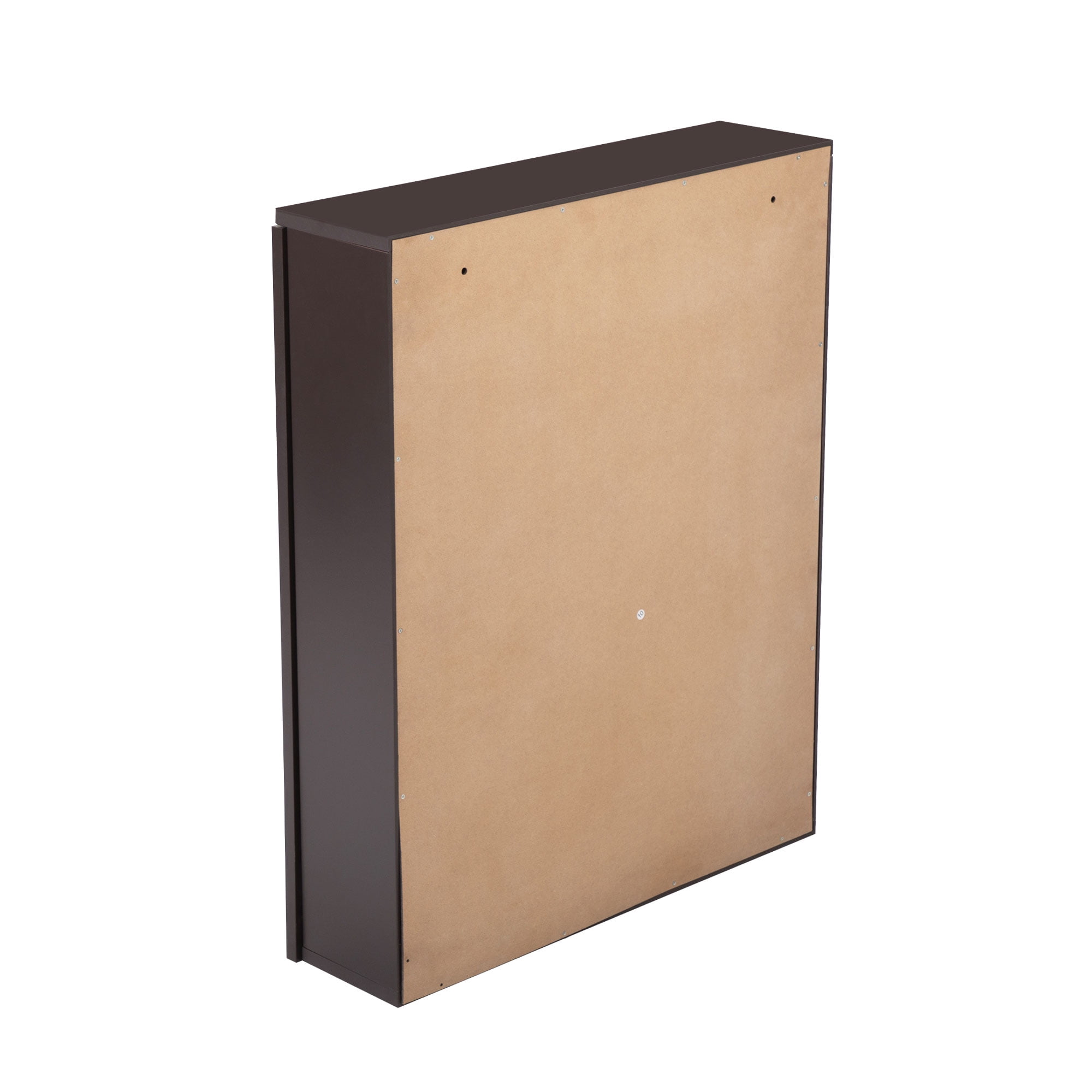 Lowestbest Wall-Mounted Desk, Foldable Computer Desk with Storage Shelf, Brown Lowestbest Wall-Mounted Desk, Foldable Computer Desk with Storage Shelf, Brown