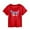 Red, variant on FYEGRE Girls 67 Shirts Playful 67 Graphic Print Short Sleeve Tee Shirt for Kids Boys Girls Youth Comfortable Casual Daily Wear Childrens Apparel Red 6-7 Years