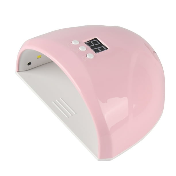 Lámpara UV para uñas portátil de 36W con sensor inteligente y 3 modos de tiempo (30/60/90 segundos) - Secado rápido, diseño compacto USB en color rosa, ideal para esmaltes en gel y uñas acrílicas.