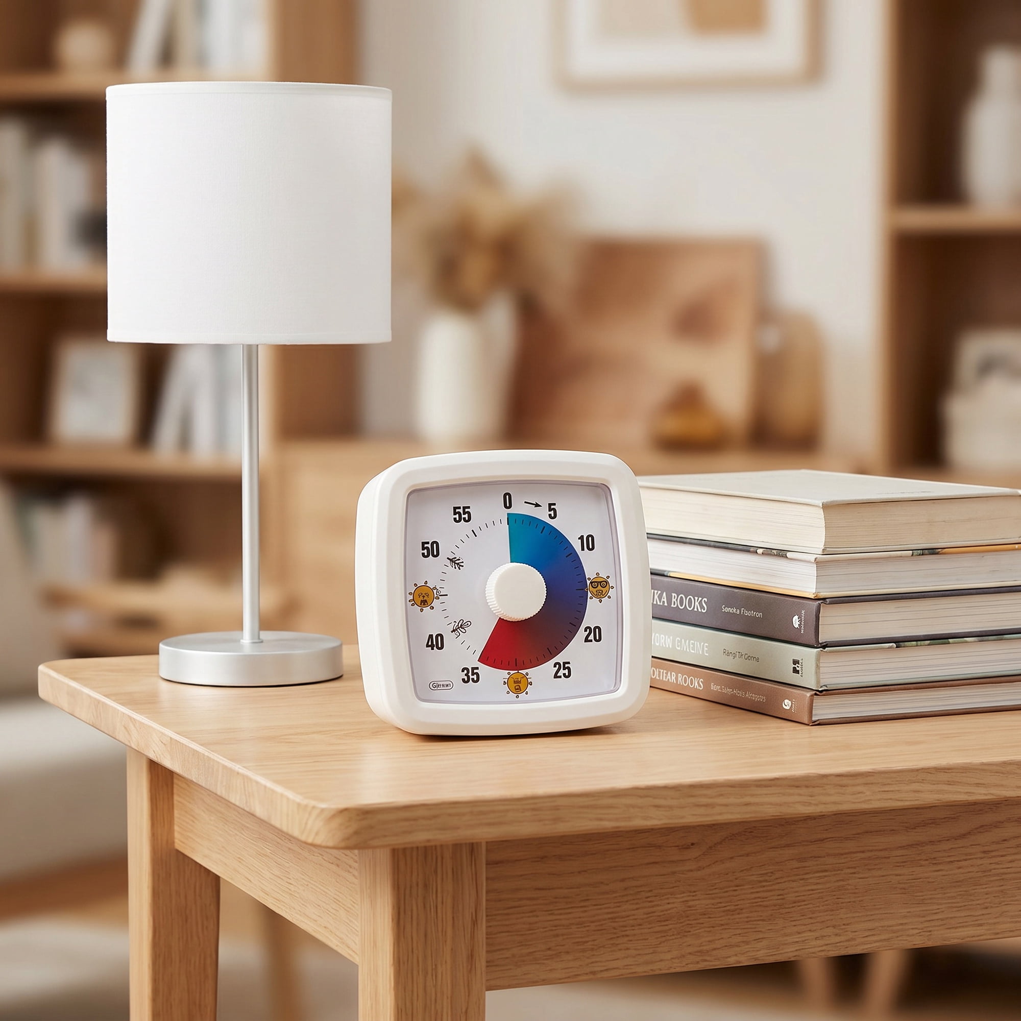Unique Bargains 60 Minute Digital Visual Timer with Loud Alarm for Studying White B