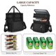 thumbnail image 3 of Fiambrera BAGNN, expandible, 16 L, aislante, a prueba de fugas, negra, 3 of 9