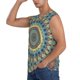 thumbnail image 3 of Balery Round Mandala1 Camisetas sin mangas para hombre, absorbe la humedad y protege contra el mal olor.-3X-Large, 3 of 7