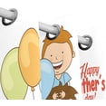 thumbnail image 3 of Coolnut Fathers Day Design Thermal Insulated Blackout Grommet Printed Window Curtain - 84x55 in - 100% Polyester 2 Panels, 3 of 6