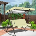 thumbnail image 3 of Swing Chair Cover Canopy Seats Garden Oxford Cloth Waterproof Material Swing Chair Replacement Canopy for Swing Green, 3 of 8