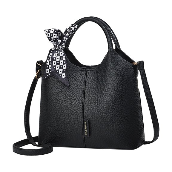 MUSOIE Tote Bag for Women PU Leather Shoulder Bags Fashion Retro Bags Large Crossbody Bag