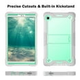 thumbnail image 3 of Dteck Galaxy Tab A7 Lite Case 8.7 inch 2021 (SM-T220/SMT225), Heavy Duty Rugged Shockproof Case with Kickstand for Samsung Galaxy Tab A7 Lite 2021 Tablet, Green, 3 of 8