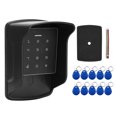 thumbnail image 2 of Cerradura de puerta con contraseña máquina de control de acceso con etiquetas de 10 piezas contraseña para sistema de seguridad para el hogar hoteles oficinas y apartamentos, 2 of 8