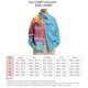 thumbnail image 5 of Chaqueta de hombre Cuello vuelto Bloque de color Manga larga Estampado Abrigo con botones de una sola fila con 2 bolsillos para otoño Azul XXL, 5 of 5